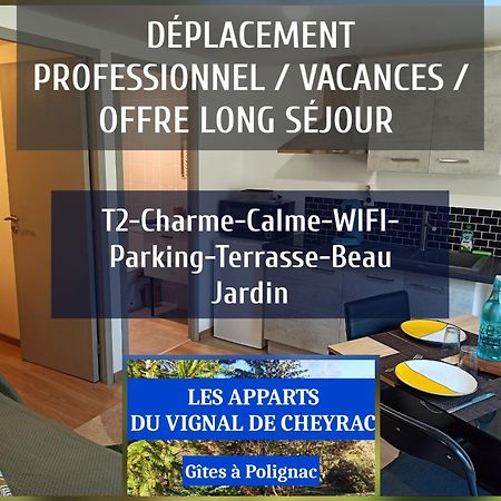 Les Apparts Du Vignal De Cheyrac Polignac  Exteriör bild